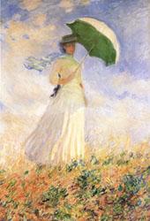 Claude Monet Study of Figure Outdoors